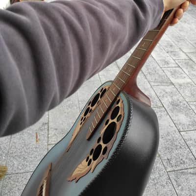 Adamas by Ovation 1685-8 12-String 1997 Blue Burst image 16