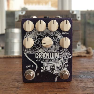 Zander Circuitry Cranium Dual Gain Distortion Overdrive Electric Guitar Effects Pedal RAT image 3