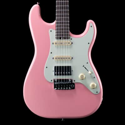 Schecter Diamond Series Nick Johnston Traditional H/S/S in Shell Pink image 2