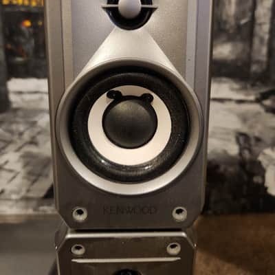 Kenwood Kenwood KS-307 Surround Sound Speakers 5 speakers 90s  - Grey plastic image 3