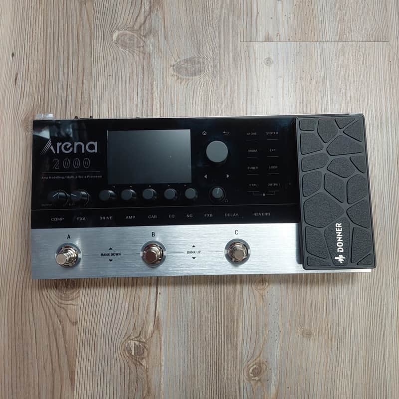 Donner Arena 2000 Amp Modeling/Multi-Effects Processor Pedal w/ Original Box & Power Supply (USED) SN#SN25011600000580 image 1