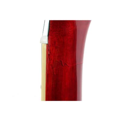 Epiphone ES-335 Block Semi-Hollowbody Electric Guitar - Cherry image 5