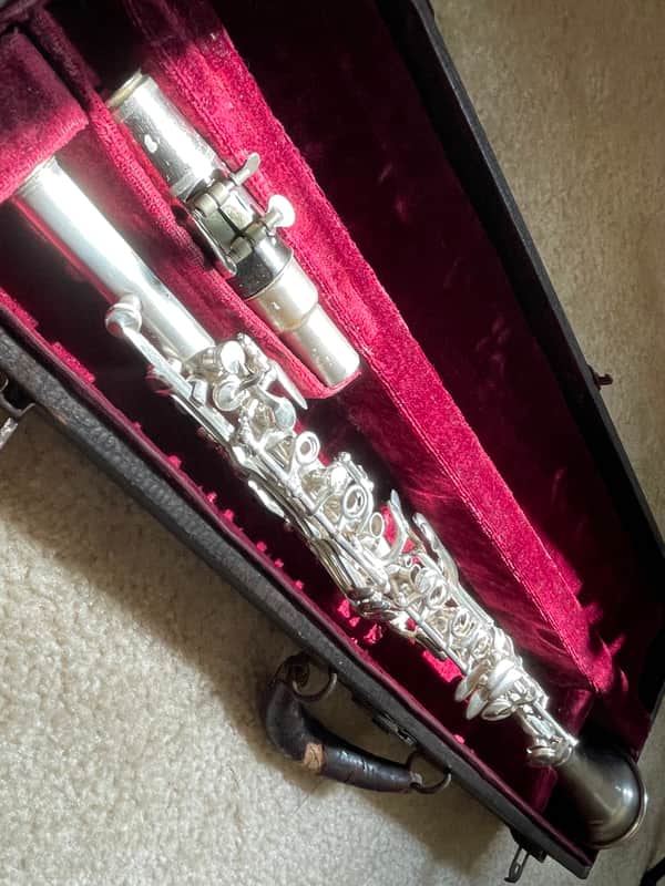 ✨Carl Fisher Metal clarinet✨ 1940s - Silver plate image 1