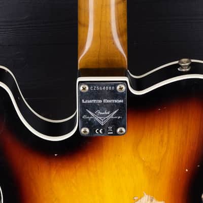 Fender Custom Shop Limited Edition HS Tele Custom Relic RW - 3-Color Sunburst - only 3.1 kg image 25
