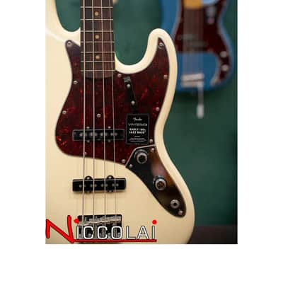 FENDER Vintera III Early '60s Jazz Bass Rosewood Fingerboard, Olympic White image 5