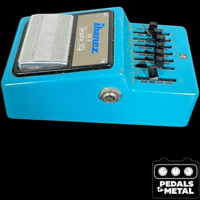 Ibanez GE9 Graphic EQ 1980s - Blue - X16636 image 4