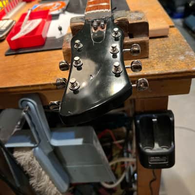 Rickenbacker 365 NS Jetglo super rare black! image 5