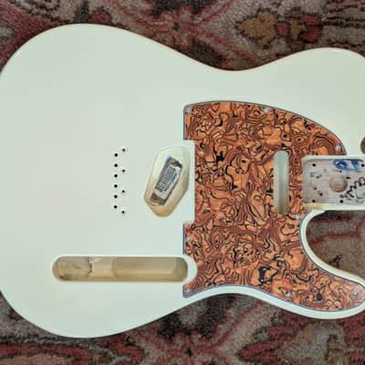Fender Telecaster Deluxe Nashville Electric guitar body 2017-2021 - White Blonde with 2 pickguards image 4