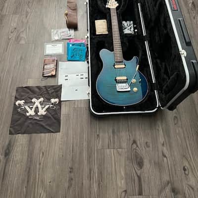 Ernie Ball Music Man Axis Super Sport 2016 - Blue image 1