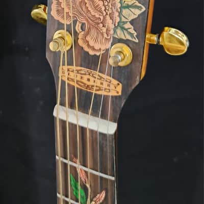 Blueberry Handmade Acoustic Guitar Grand Concert image 15