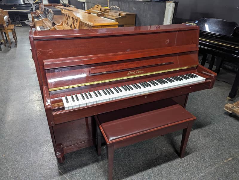 Pearl River Continental Piano - Polish mahogany image 1