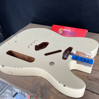 Real Life Relics Genuine Fender CLASSIC SERIES 60'S TELECASTER® SS ALDER BODY VINTAGE BRIDGE MOUNT - OLYMPIC WHITE #1 image 3