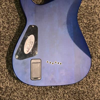 Schecter C-1 Platinum with Rosewood Fretboard 2014 - Present - See-Thru Blue Satin image 7