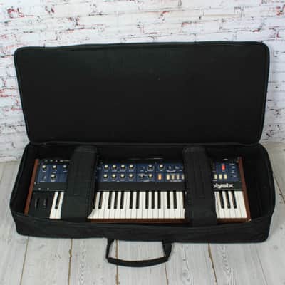 Korg - 1980's Polysix w/Tubbutec MIDI - 61 Key 6 Voice Analog Polyphonic Synthesizer - w/Bag - x4280 - USED image 13