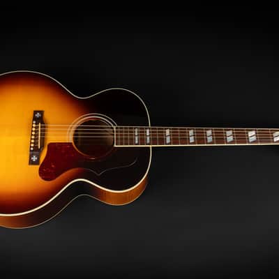 2015 Gibson Custom Shop J-185 Red Spruce - Sunset Burst | USA Mini Jumbo Limited Edition 1 / 75 "AA" Adirondack Spruce Top L.R. Baggs Pickup | CoA OHSC image 3