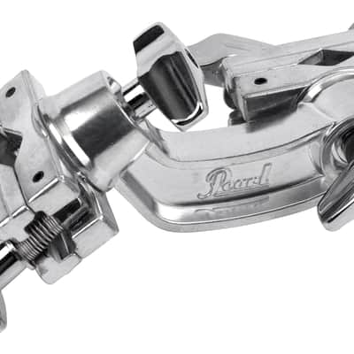 Pearl AX25 Single Accessory Clamp with Locking, Two-Way, Double Forward/Side Tilting Expandable Drum and Cymbal Arm Clamps for Mounting Anywhere around the Drum Set (Fits 5/8" to 1-1/8" Pipes.) image 1