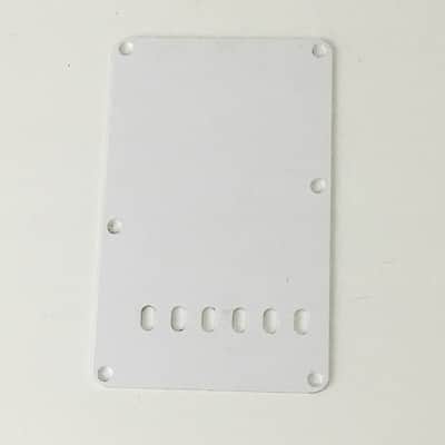Fender American Vintage Reissue White Relic 1-Ply Strat Tremolo Cover Guitar Back Plate USA Stratocaster image 2