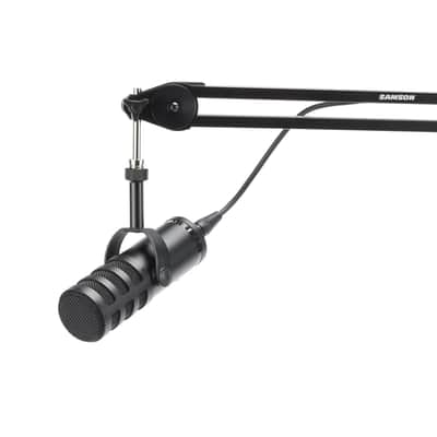 Samson Technologies Q9U Dynamic Broadcast Microphone, XLR/USB, Black image 6