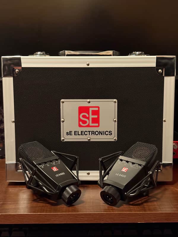 sE Electronics sE4400 Matched-Paid with Case 2024 - Matte Black image 1