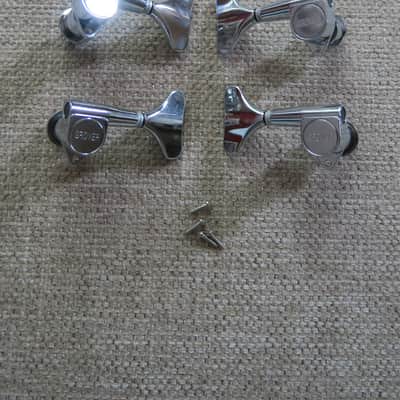 Grover 144C 2L2R Bass Tuners Chrome image 2
