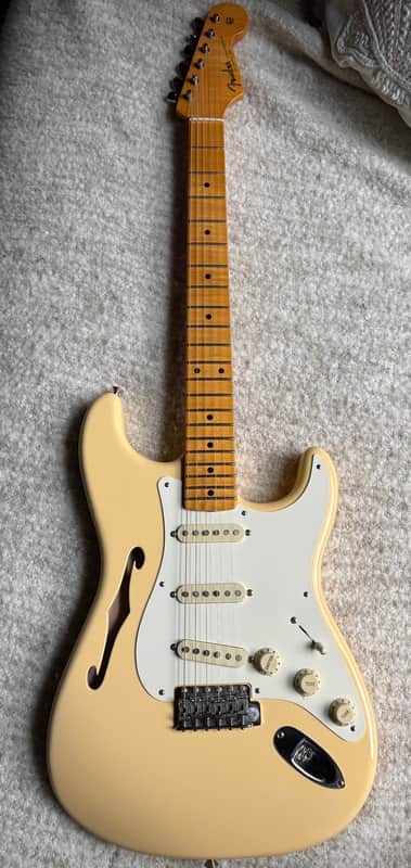 Fender Thinline Stratocaster Eric Johnson - Vintage Blonde image 1