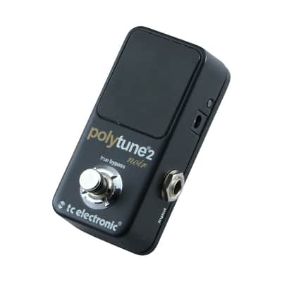 TC Electronic PolyTune 2 Noir Tuning Pedal | Reverb