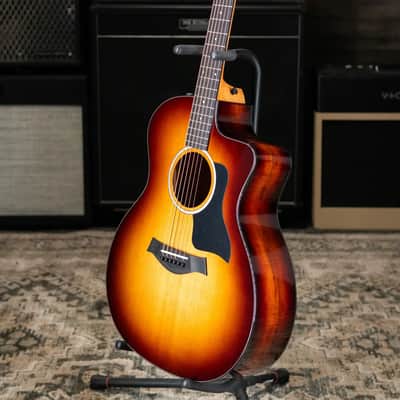 Taylor 214ce-K SB Plus Grand Auditorium Acoustic/Electric Guitar - Sunburst with Aerocase image 12