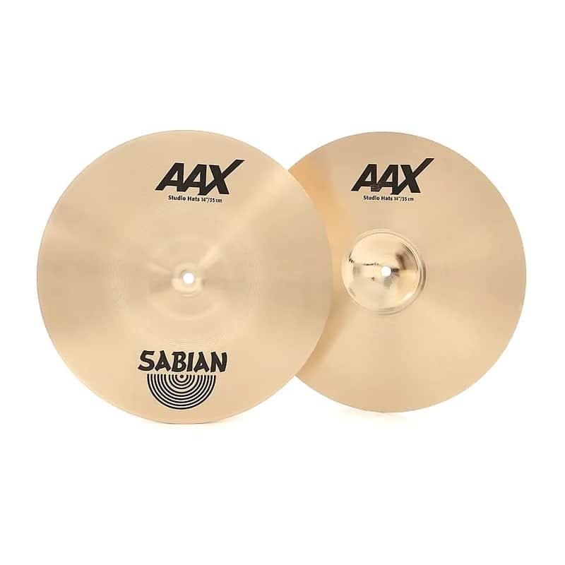 Sabian 14" AAX Studio Hi-Hat Cymbals (Pair) 2002 - 2018 image 1