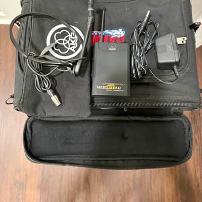 AKG UHF SR40 Ultra High Frequency Receiver & Transmitter with Gator Carry Bag image 2