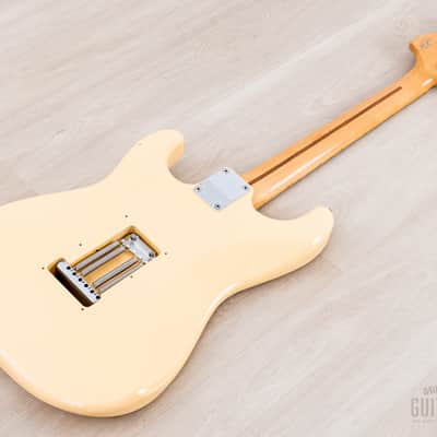 1996 Fender Custom Edition Yngwie Malmsteen Stratocaster ST72-140YM Yellow White w/ Dimarzio, Case & Hangtag, Japan MIJ image 15