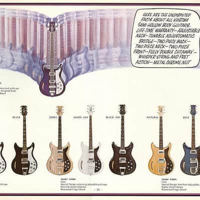 Vintage 1968 Kustom USA K200 Bass Wineburst Finish w Dearmond Pickups + Original Case Rare Model image 25
