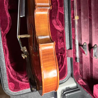 Immagine 1996 Erich Werner 4/4 Violin – Bubenreuth Germany 1996 Erich Werner 4/4 Violin – Bubenreuth Germany – Bow & Fitted Case 1996 - Warm Amber Varnish - 3