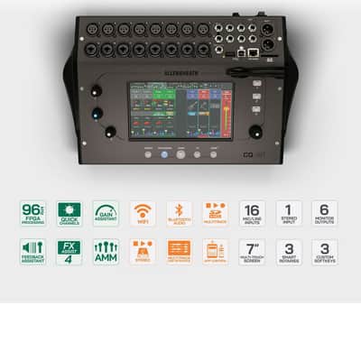 Allen & Heath CQ-18T Ultra-Compact 18 in / 8 out Digital Mixer with Wi-Fi image 4