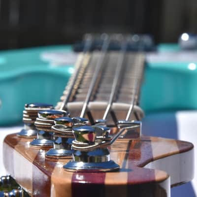 Ankh Instruments 35" scale,Left Hand, Jazz Bass, Bahama Green 2020 Bahama Green image 13