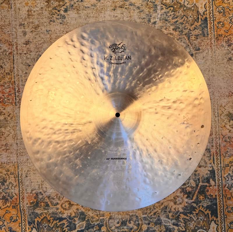 Zildjian K Constantinople Renaissance Ride 22” IMMACULATE Condition! PERFECT! 2576 g LIGHT AIRY image 1