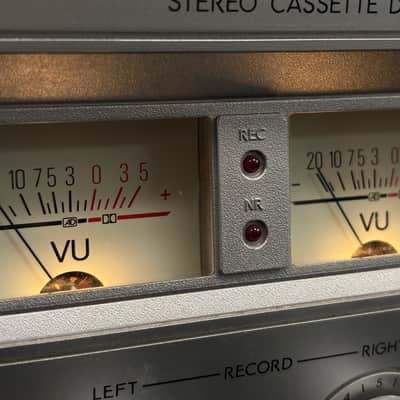 Toshiba PC-X10M Stereo Cassette Deck 1980-82 Silver Mint image 2