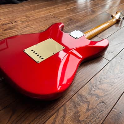 1984 Fender ST-62 Stratocaster ‘E’ Serial 1962 Reissue Candy Apple Red MIJ Fujigen Factory image 10