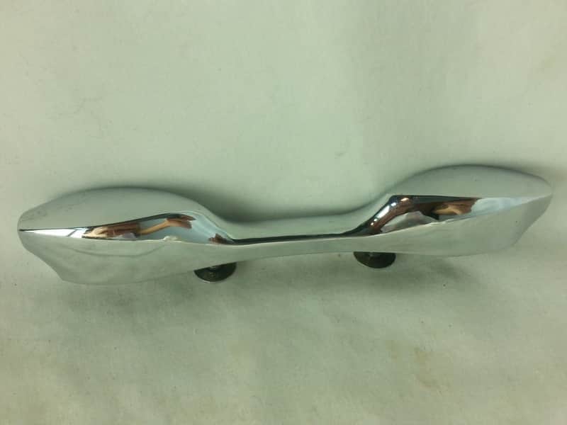 *John Grey 1x Bass Drum Lugs Chrome Vintage 60s 2 3/8" England 7"-Long Autocrat* image 1