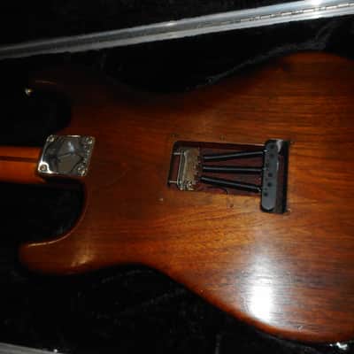 Schecter Van Nuys Dream Machine Exotic 1982  - Walnut  Natural Exotic Woods 8.5 lbs image 4