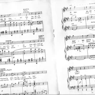 Giacomo Puccini-La Rondine- La Canzone Di Doretta-Ore Dolci E Divine- The Swallow Song of Doretta Sweetest Hours-Waltz for Soprano and Piano image 5
