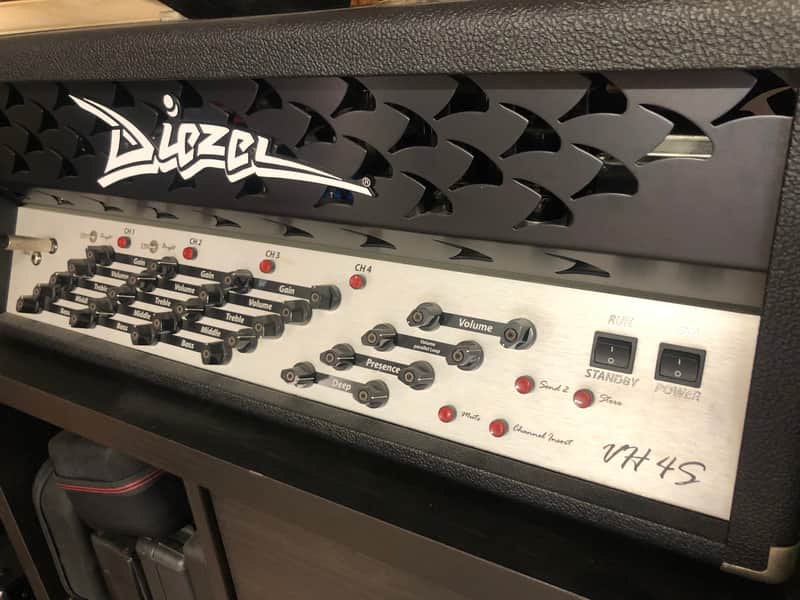 Diezel VH4S Stereo 4-Channel 50-Watt / Side Guitar Amp Head 1994 - 2019 - Black image 1