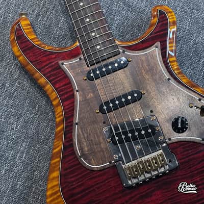 Knaggs T1 Severn Trem SSS Gloss Burgundy /  Copper Guitar [Demo] image 3