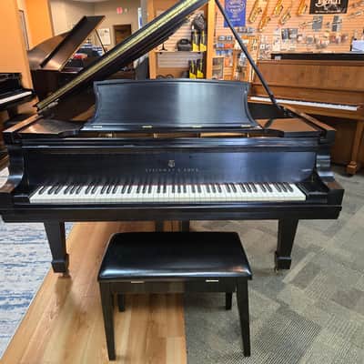 Steinway & Sons 9ft Model D 1974 - Satin Ebony image 1