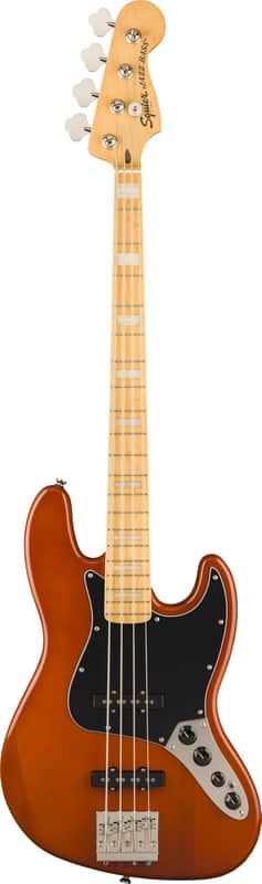 Classic Vibe Active '70s Jazz Bass, Maple Fingerboard, Black Pickguard, Mocha image 1