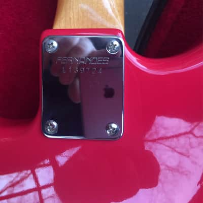 Fernandes Stratocaster LE Series - Fiesta Red MIJ - Japan Made w/ OHSC image 6