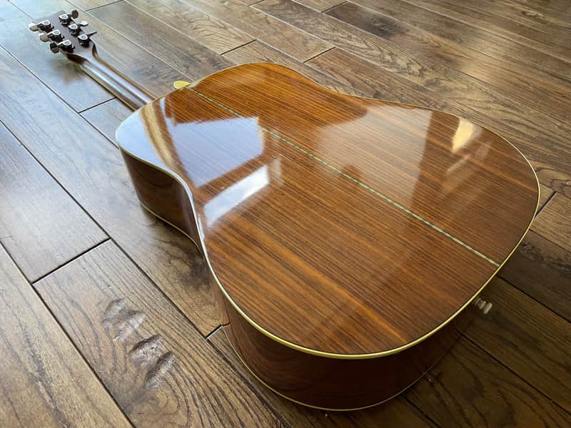 1980s Yamaha FG-350D Acoustic Dreadnought Guitar Natural Nippon