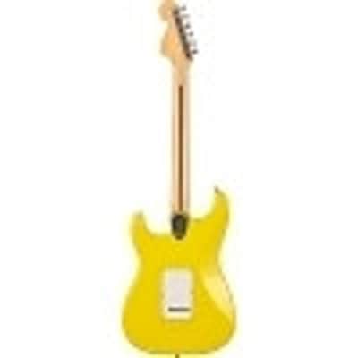 Fender Made in Japan Limited International Color Stratocaster Guitar, Maple Fingerboard, Monaco Yellow w/ Gig Bag image 6