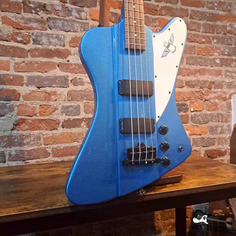 Epiphone Thunderbird 青 Epiphone Thunderbird Bass (1994 - Pelham Blue) | Reverb Canada