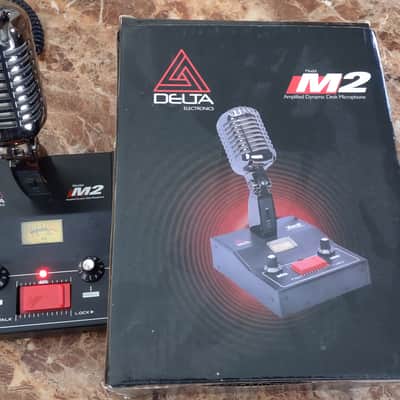 Delta Electronics M2 Desk Microphone - Black Chrome image 8