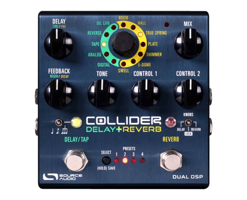 Source Audio SA263 Collider Stereo Delay+Reverb Pedal - Open Box